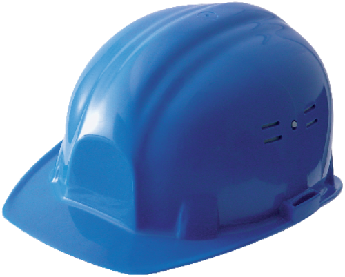 Casque de sécurité de chantier Bleu - Protecom Sarl