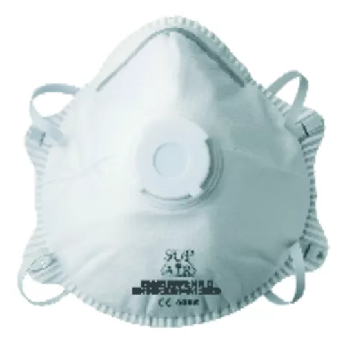 Masque de protection filtrant à coque avec valve FFP3 - sachet de