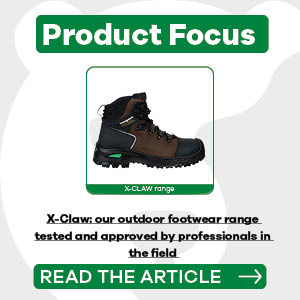 X-Claw: our outdoor footwear range tested and approved by professionals in the field 