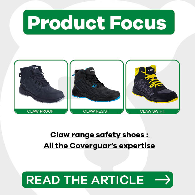 New CLAW Safety Shoes - Proving Coverguard’s Expertise 