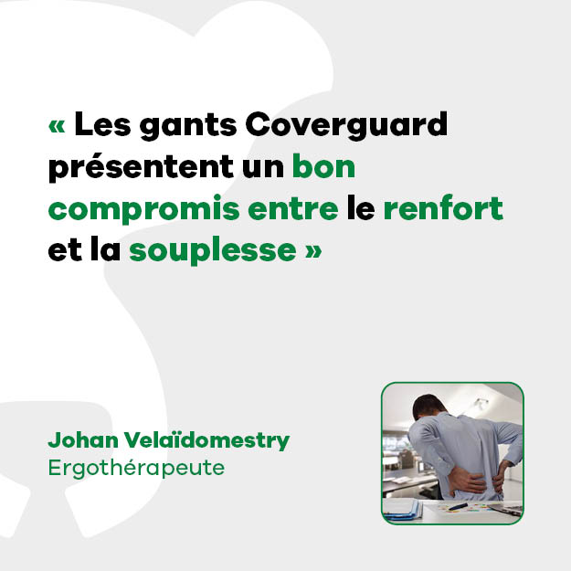 Johan Velaïdomestry, ergothérapeute : « J’incite vraiment mes patients à faire les bons choix quand il s’agit de s’équiper en EPI »