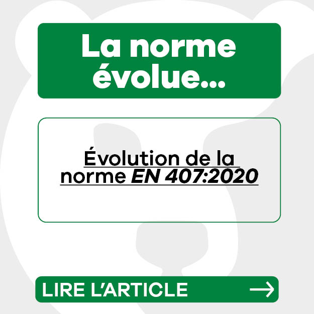 Évolution de la norme EN 407:2020